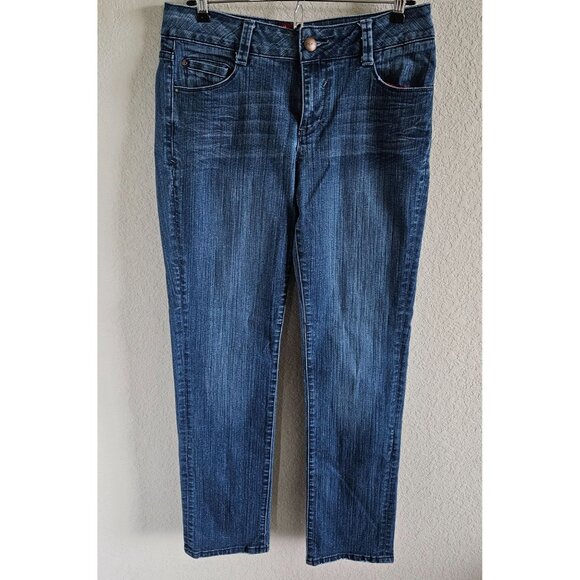 Sasson Straight Leg Hustle Ooh La La Jeans SZ 6 Logo Retro Paris New York  70's - Picture 1 of 7